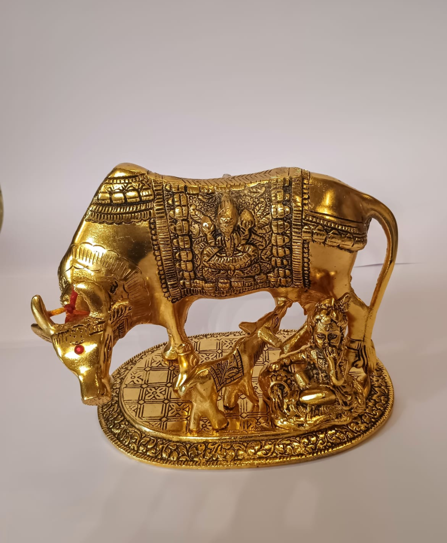Kamdhenu Statue Metal